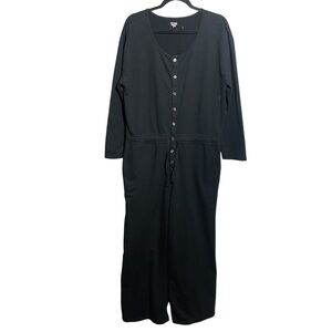 Aerie Weekend Jumpsuit Cotton long sleeve & pants 
Size XL
